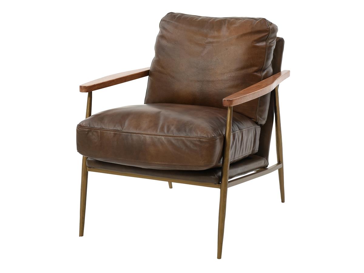 Christopher Club Chair, Brown